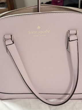 kate spade Pale LAVENDER Saffiano Dome Satchel